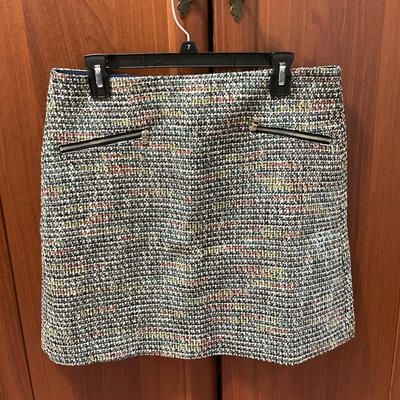 NWOT Loft Tweed Mini Skirt Size 10 - Picture 1 of 3
